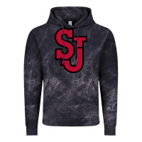 Cloud Black st. john's red Vintage Hoodie - linhVisuals