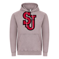 Vintage Zinc st. john's red Vintage Hoodie - linhVisuals