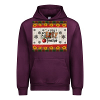 Mauve Wine very merry teacher Urban Hoodie - Jasminsmagicworld