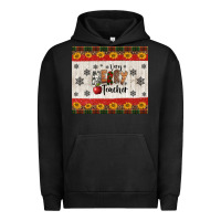 Pigment Black very merry teacher Urban Hoodie - Jasminsmagicworld
