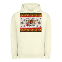 Pigment Pistachio very merry teacher Urban Hoodie - Jasminsmagicworld