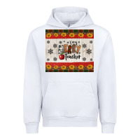 White very merry teacher Urban Hoodie - Jasminsmagicworld