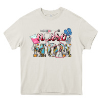 Cream Nurse mom Mother's Day Heavy Core Tee - HowdyJamesFarm