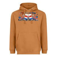 Meerkat red white and boozy libbey glass Heavyweight Hoodie - RanaPortraitStore