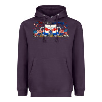 Red White And Boozy Libbey Glass Heavyweight Hoodie | Teevron