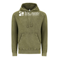 Vintage Olive tri county technical center Vintage Hoodie - linhVisuals