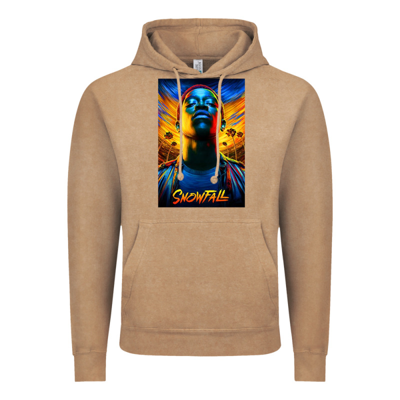 Snowfall Fx Tv Show Vintage Hoodie by linhVisuals | Teevron