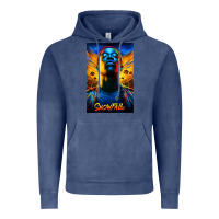 Vintage Denim snowfall fx tv show Vintage Hoodie - linhVisuals