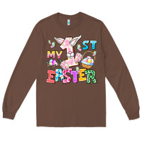 Chestnut My 1st Easter Long Sleeve Tee - CowhideDigitalArt