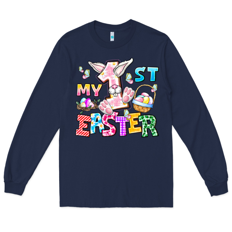 My 1st Easter Long Sleeve Tee by CowhideDigitalArt | Teevron