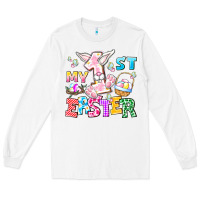 White My 1st Easter Long Sleeve Tee - CowhideDigitalArt