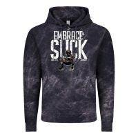Cloud Black EMBRACE THE SUCK VINTAGE Vintage Hoodie - linhVisuals