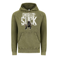Vintage Olive EMBRACE THE SUCK VINTAGE Vintage Hoodie - linhVisuals