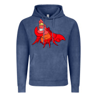 Vintage Denim The Little Mermaid Sebastian Costume Vintage Hoodie - linhVisuals