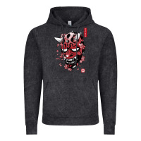 Vintage Black darth oni Vintage Hoodie - linhVisuals