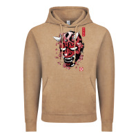 Vintage Coffee darth oni Vintage Hoodie - linhVisuals