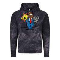 Cloud Black al roker Vintage Hoodie - linhVisuals
