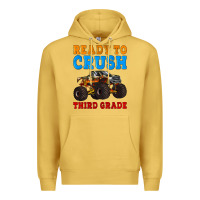 Antique Gold ready to crush third grade Premium Hoodie - Artiststas