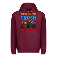 Burgundy ready to crush third grade Premium Hoodie - Artiststas