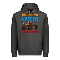 Charcoal Heather ready to crush third grade Premium Hoodie - Artiststas