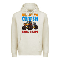 Oatmeal Heather ready to crush third grade Premium Hoodie - Artiststas