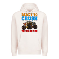 Pale Pink ready to crush third grade Premium Hoodie - Artiststas