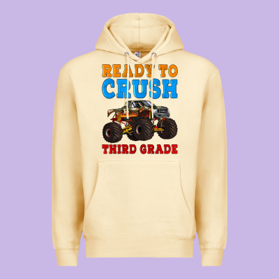 Ready To Crush Third Grade Premium Hoodie Designed By Artiststas