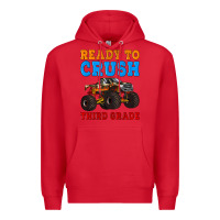 Red ready to crush third grade Premium Hoodie - Artiststas