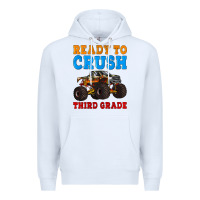 White ready to crush third grade Premium Hoodie - Artiststas