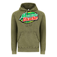 Vintage Olive #mountain dude Vintage Hoodie - linhVisuals
