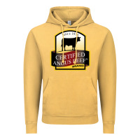 Vintage Mustard angus beef Vintage Hoodie - linhVisuals