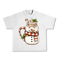 Lunar Rock Christmas Snowman Coffee Cup Urban Heavy Tee - FaDigitalArtStudio