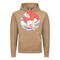 Vintage Coffee bedlington terrier t  shirt bedlington terrier gifts   ocean waves sur Vintage Hoodie - linhVisuals