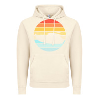 Vintage Artic boat t  shirt boat trip silhouette on a distressed retro sunset produc Vintage Hoodie - linhVisuals