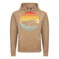 Vintage Coffee boat t  shirt boat trip silhouette on a distressed retro sunset produc Vintage Hoodie - linhVisuals