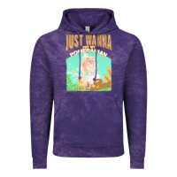 Cloud Purple pommeranian t  shirt dog owner, just wanna pet my pommeranian & drink Vintage Hoodie - linhVisuals