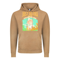 Vintage Camel pommeranian t  shirt dog owner, just wanna pet my pommeranian & drink Vintage Hoodie - linhVisuals