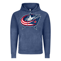 Vintage Denim the-columbus-blue-jackets-pen Vintage Hoodie - linhVisuals