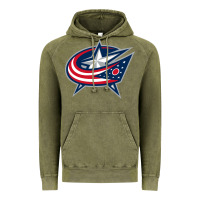 Vintage Olive the-columbus-blue-jackets-pen Vintage Hoodie - linhVisuals