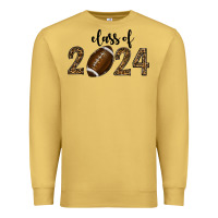 Antique Gold class of 2024 american football Premium Sweatshirt - RanaPortraitStore