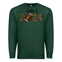 Sports Green class of 2024 american football Premium Sweatshirt - RanaPortraitStore