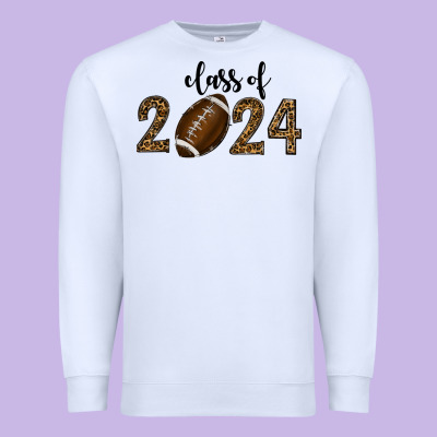 Class Of 2024 American Football Premium Sweatshirt Designed By Ranaportraitstore