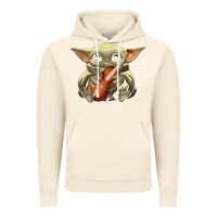 Vintage Artic baby yoda hug violin [tb] Vintage Hoodie - linhVisuals