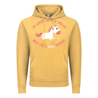 Vintage Mustard i'm a little horse Vintage Hoodie - linhVisuals