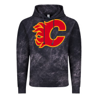Cloud Black the-flames-calgary-sports Vintage Hoodie - linhVisuals