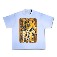 Grape Ice finding the cure starts with hope childhood cancer awareness  with bac Urban Heavy Tee - Jasminsmagicworld