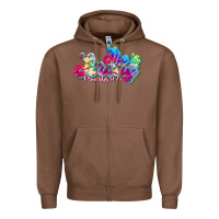 Chestnut she is strong proverbs 31:25 Zipper Hoodie - JahusDesignShop