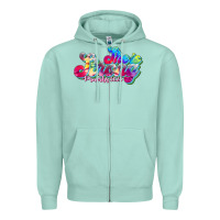 Seafoam she is strong proverbs 31:25 Zipper Hoodie - JahusDesignShop
