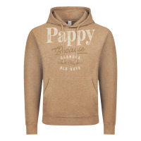 Vintage Coffee Mens Pappy Because Grandpa Is For Old Guys Funny Vintage Hoodie - linhVisuals