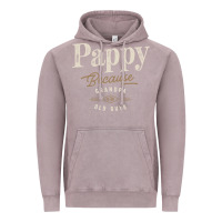 Vintage Zinc Mens Pappy Because Grandpa Is For Old Guys Funny Vintage Hoodie - linhVisuals